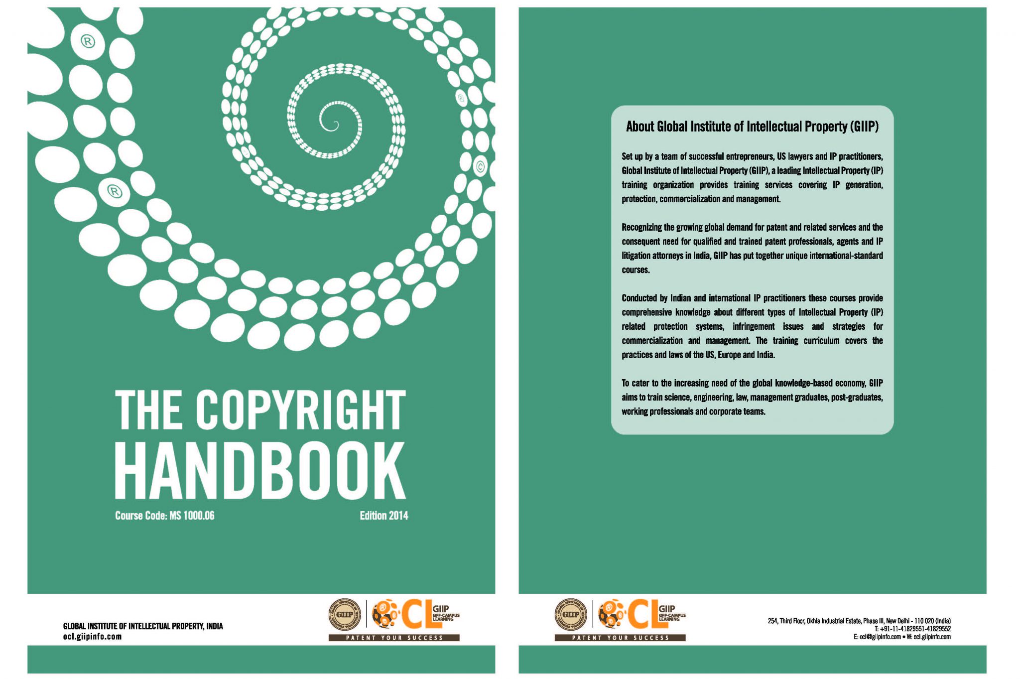 The Copyright Handbook GIIP Professional Courses In Intellectual