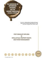 US - Advanced Patents and Patent Process Volume II (Forms)